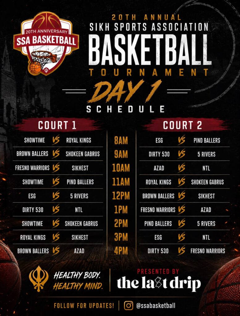 Basketball Day 1 Schedule 2026